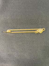 Liberty Hardware Friction Lid Support Brass 6.75" Brass Plated