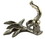 Brainerd Augustine Robe Hook - Pewter - Large & Lovely AN0285C-PEW-R