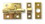 Liberty Hardware 1-3/4"  Barrel Bolt Lock Solid Polished Brass LQ-B05152D-PL-C