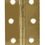 Liberty Hardware Pair 2-1/2" X 1-11/16"  Brass Steel Hinges With Screws LQ-B1080