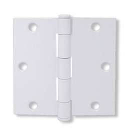 Liberty Hardware Bright White Square Corner 3 1/2" Door Hinge LQ-B1360