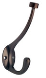 Brainerd Pilltop Two Prong Coat Hook In Venetian Bronze B45006P-VBR-C