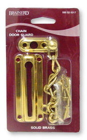 Liberty Hardware Chain Door Guard 3-1/2" Solid Brass LQ-B583XCT-PL-U3