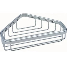 Liberty Small Shower Corner Wire Caddy Bright Stainless Steel