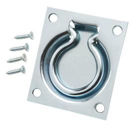 Brainerd Recessed Trap Door Ring Pull Handle 3" X  3-1/2" B99008G-ZP-U