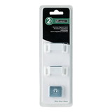 Liberty Hardware 2-Pack Magnetic Catches with Strikes & Screws - White