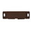 Brainerd LQ-C08164V-BR-CP Double Magnetic Catch Brown with Strikes and Screws