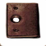 Liberty Hardware Statuary Bronze Strike Plate for Magnetic Catch - 1 3/16