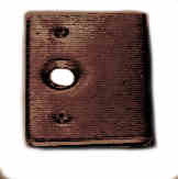 Liberty Hardware Statuary Bronze Strike Plate for Magnetic Catch - 1 3/16"