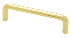 Liberty Hardware 3-1/2" Wire Pull - Solid Polished Brass