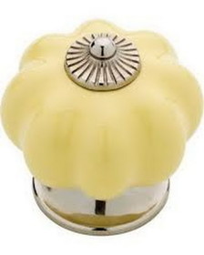 Liberty Hardware 1-1/2" Ceramic Finial Knob Yellow