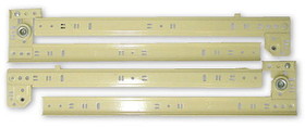 Liberty Hardware Drawer Slide - Pair 12" - Drawer Slide - 75 Lb. LQ-D13012-ALM-A