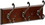 Liberty Hardware (8 Pack) 9.5" Rails with 3 Scroll Hooks Bark & Oil-Rubbed Bronze