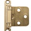 Brainerd Pair of Champagne Gold Variable Overlay Self Closing Hinges
