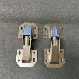 Brainerd LQ-H01068V-NP-CP Pair Of Non-Mortise Concealed Spring Hinge Nickel Plated