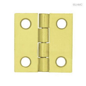 Liberty Hardware (5-Pair) 1" Square Butt Hinge Brass Plated Pair Loose Pin