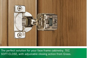 Liberty Hardware Tub of 24  Soft Close 1-1/4" Overlay Grass USA Concealed Hinge H1531SL-NP-B