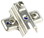 Liberty Hardware 00 Mm Base Plate With Euro Screws LQ-H16002-NP-A-BLUE