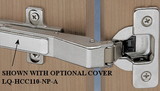Liberty Hardware 45 Degree Angle Concealed Hinge & Mounting Plate LQ-H16003-16004-NP