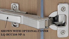 Liberty Hardware 45 Degree Angle Concealed Hinge & Mounting Plate LQ-H16003-16004-NP