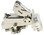 Liberty Hardware 165 Degree Full Overlay Easy-Clip Hinge-Mounting Plate, Screws LQ-H16015-NP-A