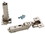 Liberty Hardware One Pair (2) 35mm Half Overlay Soft Close Hinges H37824-NP-C
