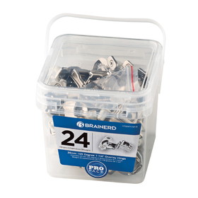 Liberty Hardware Tub of 24 Euro  Hinges 1-1/4" Overlay With Screws and Dowels