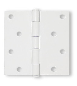 Liberty Hardware Off-White 4" X 4" Square Corner Hinge LQ-HN0009C-W-C