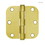Liberty Hardware 3" Satin Brass 5/8" Radius Door Hinge LQ-HN0010G-SB-U