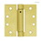 Liberty Hardware Adjustable Spring Door Self-Closing Commercial Hinge - 4" - Square Corner - Full Mortise LQ-HN0044G-SB-U