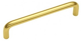 Liberty Hardware 4" Wire Pull - Polished Solid Brass