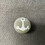 Brainerd LQ-P11647W-8C-C 1-11/32" Gray with White Anchor Ceramic Knob