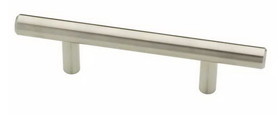 Liberty Hardware (4 Pack) 3" Bar Pulls Solid Stainless Steel