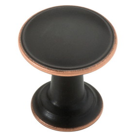 Liberty 1" Nautical Knob Bronze with Copper Highlights