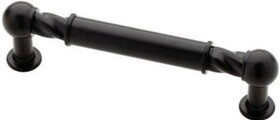 Liberty LQ-P22999W-FB-12 (12-Pack) 3-3/4" Sisal Pull Flat Black