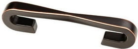 Liberty Hardware 3" or 3-3/4" Dual Mount Westport Pull Venetian Bronze with Copper Highlights