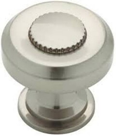 Liberty LQ-P23916W-SN-C 1-7/16" Machine Knob Satin Nickel