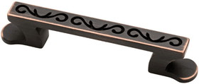 Liberty Hardware 3" Angevine Pull Bronze with Copper Highlights