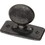 Liberty Hardware 1-1/4" Ironcraft Knob with Backplate Distressed Iron