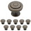 Liberty Hardware (10-Pack) 1-1/4" Geary Knob Warm Chestnut