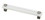 Liberty Hardware 5" Kaley Pull Translucent White and Brushed Stainless Steel