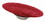 Liberty Hardware 3-3/4" Red Garnet Acrylic Scroll Pull Satin Nickel