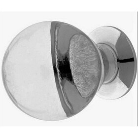 Liberty LQ-P33778C-PNC-12 (12-Pack) 1-1/4" Ball Knob Clear Glass with Polished Nickel Base