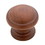 Liberty Hardware 1-1/2" Traditional Style Wood Knob Cocoa Finish