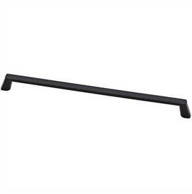 Liberty Hardware 12" Soft Modern Appliance Pull Flat Black