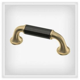 Liberty Hardware 3" Casual Ceramic Pull Champagne Bronze and Black