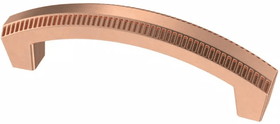 Liberty Hardware 3" Textured Arch Pull Brushed Copper