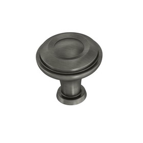 Liberty Hardware 1-1/4" Rustic Farmhouse Knob Heirloom Silver