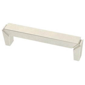 Liberty Hardware 3-3/4" Modern Notched Pull Polished NIckel