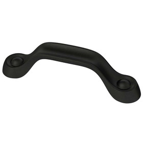 Liberty Hardware 3" Simple Farmhouse Pull Flat Black